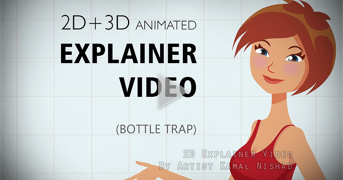 2D EXPLAINER VIDEO | 3D Product (Bottle Trap) Advertisement This is a 2D explainer video Animation +3D product “ZEZ BOTTEL TRAP”. One of my client/customer wanted me to create this shot for his project. SIZE: FULL HD Created by © Kamal Nishad. All rights reserved.
