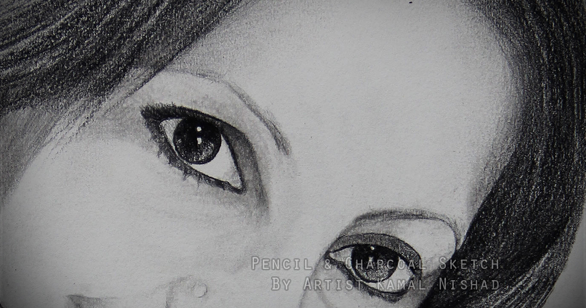A GIRL’S SELFIE WITH SMILE | Pencil & Charcoal Sketch This is a Handmade Sketch made with Pencil & Charcoal “A GIRL’S SELFIE WITH SMILE”. One of my client/customer (MALE) wanted me to draw this portrait for her birthday gift. SIZE: A3 Created by © Kamal Nishad. All rights reserved.