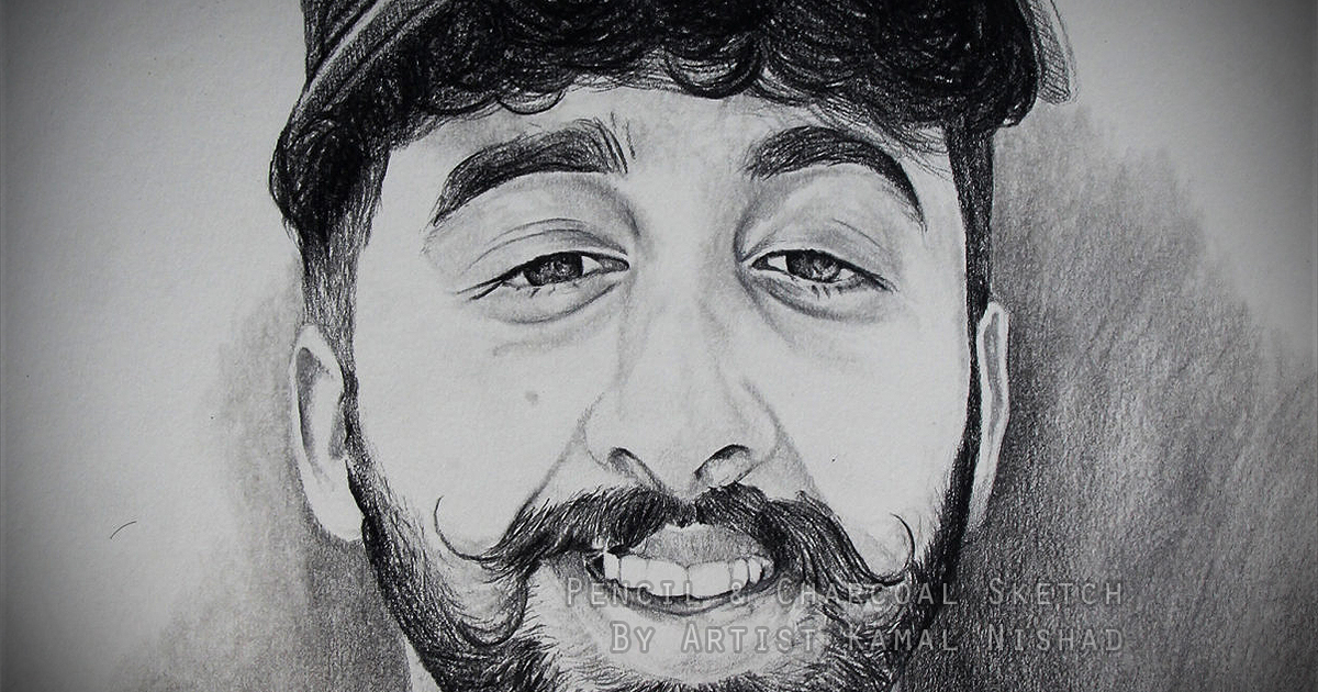 A GLORIOUS SMILE | Pencil & Charcoal Sketch This is a Handmade/hand-drawn Sketch made with Pencil & Charcoal “A GLORIOUS SMILE”. One of my client/customer (FEMALE) wanted me to draw this portrait for a birthday gift. SIZE: A3 Created by © Kamal Nishad. All rights reserved. www.kamalnishad.com +91 9501247988 _