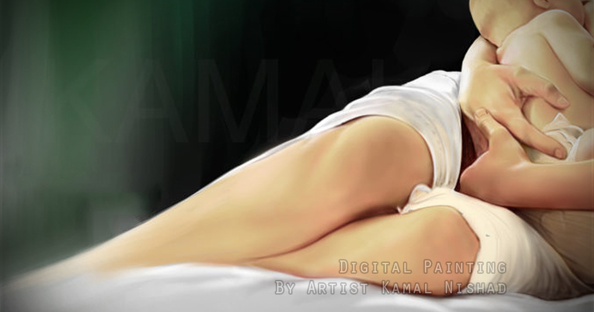 A LITTLE BIT OF HEAVEN | Digital Painting Title : a little bit of heaven… Medium : Digital Painting Size : 7 X 13 inches Artist : Kamal Nishad This is a Digital painting. “a little bit of heaven”. Created by © Kamal Nishad. All rights reserved.