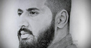 A MAN PORTRAIT | Pencil & Charcoal Sketch This is a Handmade Sketch made with Pencil & Charcoal “A MAN PORTRAIT”.  One of my client/customer (GIRL) wanted me to draw her “Special One’s” portrait for his birthday gift.  SIZE: A3  Created by © Kamal Nishad. All rights reserved. www.kamalnishad.com
