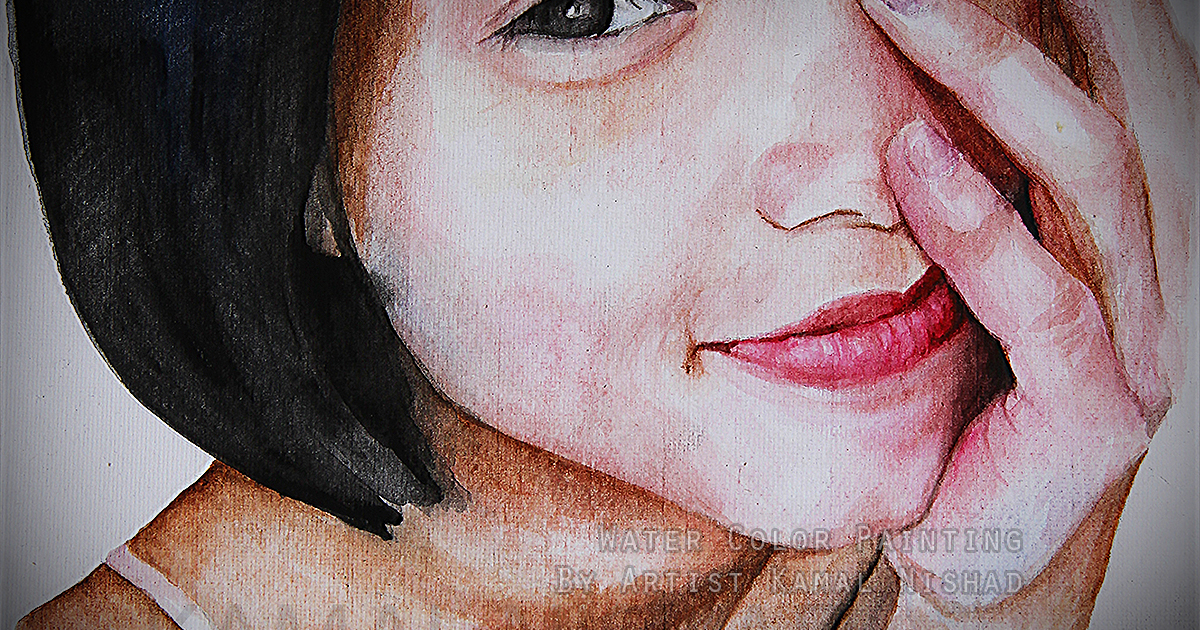A MORNING SMILE | Water Color Portrait Painting “A MORNING SMILE” This is a hand-drawn “Water Color Portrait Painting”. The girl smiling in this painting is, my beautiful Chinese Friend. A smile can hide so many feelings. Fear, sadness, heartbreak… But it also shows one other thing, “strength”. “A smile is a curve that sets everything straight.” – Quote by Phyllis Diller Hand drawn sketches & Paintings are always a nice gift for his/her. do you want to gift a handmade portrait to your loved ones?… Contact : Artist Kamal Nishad ? Call/Whatsapp: +91 9501247988 Email: info@kamalnishad.com kamalnishad@yahoo.co.in artistkamalnishad@gmail.com Website: http://kamalnishad.com/ Facebook artpage: https://www.facebook.com/artistkamalnishad Instagram: https://www.instagram.com/kamalnishad/ Skype: Kamal Nishad (kamalnishad@hotmail.com) VK: https://vk.com/kamalnishad Pinterest: https://in.pinterest.com/kamalnishad/ Wechat: kamalnishad #kamalnishad #artistkamalnishad #watercolor #watercolordrawing #watercolorportrait #watercolorart #portraitart #beautifulgirl #artwork#artist #art #smile #drawing #drawingart #portrait #girl #beauty#beautiful #lovely #preatygirl #sweetgirl #cute #shy #birthdaygift #morningbeauty #goodmorning #smilingbeauty Created by © Kamal Nishad. All rights reserved.