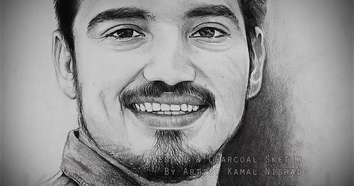 BABALDEEP SIDHU | Pencil & Charcoal Sketch This is a Handmade Sketch made with Pencil & Charcoal “BABALDEEP SIDHU”. One of my client/customer (FEMALE) wanted me to draw his special friend’s portrait for his friend’s birthday present. So I did this sketch for her. SIZE: A3 Created by © Kamal Nishad. All rights reserved.