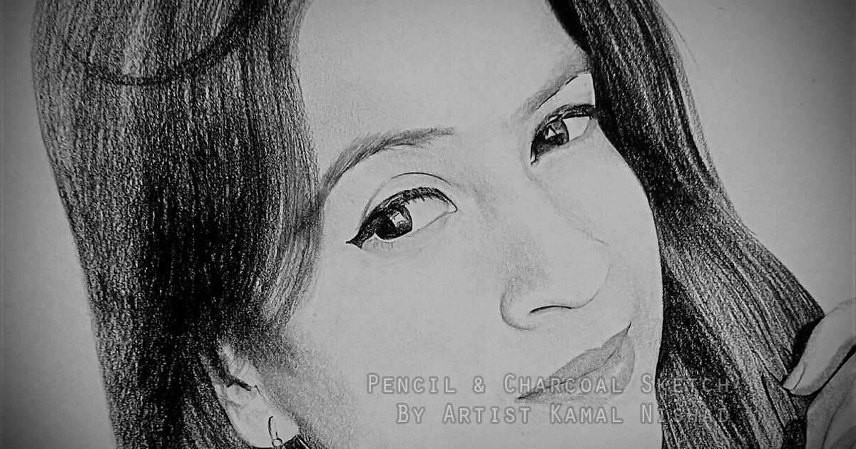 CHARMING | Pencil & Charcoal Sketch Title : CHARMING Medium : Pencil & Charcoal Sketch Size : A3 Paper size (Sketch size 29.7 x 42.0 cm*) Artist : Kamal Nishad This is a Handmade/hand-drawn Sketch made with Pencil & Charcoal “CHARMING”. This is a Gift from One of my Client to her friend/relative. ? SIZE: Paper size A3 (work area 11.7 x 16.5 inches *estimated) Created by © Kamal Nishad. All rights reserved.