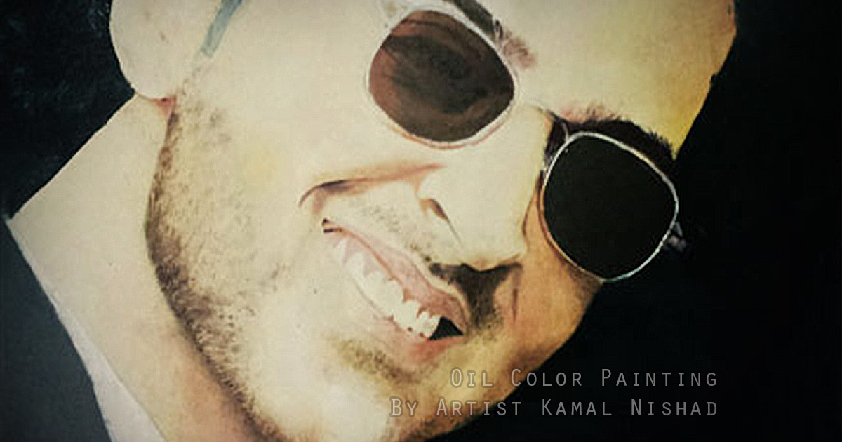 HRITHIK ROSHAN - Oil Color Painting - by Artist Kamal Nishad +91 9501247988_ 1200 x 630