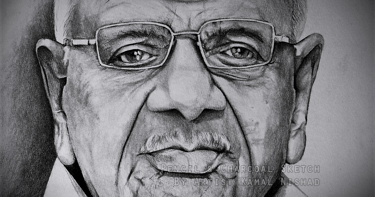 OLD MAN AND WRINKLES | Pencil & Charcoal Sketch Title : OLD MAN AND WRINKLES Medium : Pencil & Charcoal Sketch Size : A3 Paper size (Sketch size 29.7 x 42.0 cm*) Artist : Kamal Nishad This is a Handmade/hand-drawn Sketch made with Pencil & Charcoal “OLD MAN AND WRINKLES”. This portrait sketch is made for one of my client, for his father’s memory. ? SIZE: Paper size A3 (work area 11.7 x 16.5 inches *estimated) Created by © Kamal Nishad. All rights reserved.