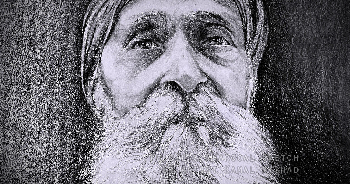 OLD MAN | Pencil & Charcoal Sketch Title : OLD MAN Medium : Pencil & Charcoal Sketch Size : A3 Paper size (Sketch size 18.5 x 23.7 cm*) Artist : Kamal Nishad This is a Handmade/hand-drawn Sketch made with Pencil & Charcoal “OLD MAN”. One of my client/customer wanted me to draw this portrait for his home. SIZE: Paper size A3 (work area 11.7 x 16.5 inches *estimated) Created by © Kamal Nishad. All rights reserved.
