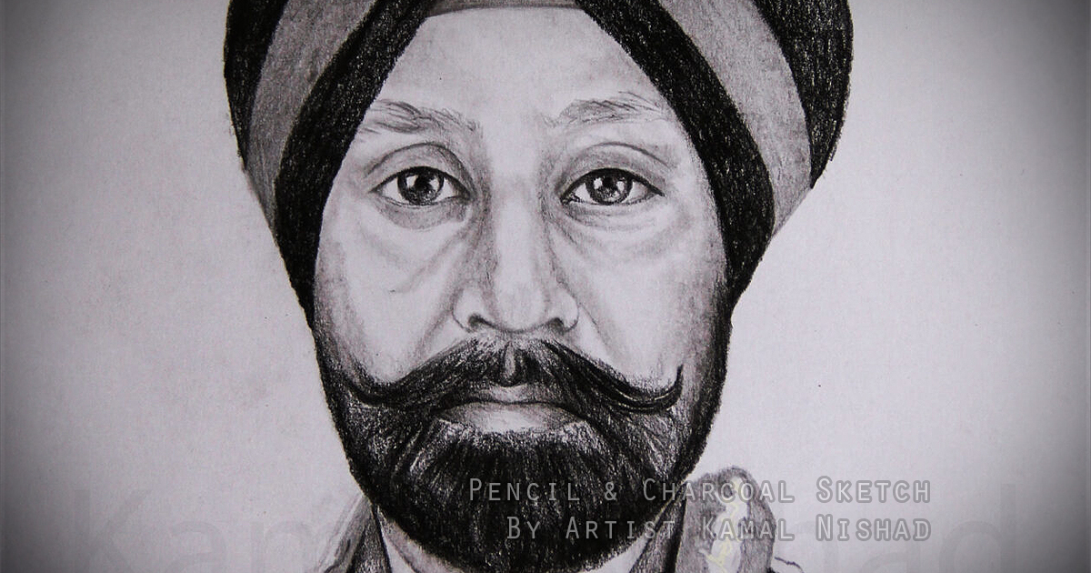SOLDIER | Pencil & Charcoal Sketch Title : SOLDIER Medium : Pencil & Charcoal Sketch Size : A3 Paper size (Sketch size 18.5 x 23.7 cm*) Artist : Kamal Nishad This is a Handmade/hand-drawn Sketch made with Pencil & Charcoal “SOLDIER”. One of my client/customer wanted me to draw this portrait for his office. SIZE: Paper size A3 (work area 11.7 x 16.5 inches *estimated) Created by © Kamal Nishad. All rights reserved.