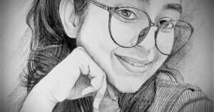 THAT SMILE | Pencil & Charcoal Sketch Title : THAT SMILE Medium : Pencil & Charcoal Sketch Size : A3 Paper size (Sketch size 29.7 x 42.0 cm*) Artist : Kamal Nishad    This is a Handmade/hand-drawn Sketch made with Pencil & Charcoal “THAT SMILE”.  This is a Gift from One of my Client to her friend. ?  SIZE: Paper size A3 (work area 11.7 x 16.5 inches *estimated)  Created by © Kamal Nishad. All rights reserved. www.kamalnishad.com