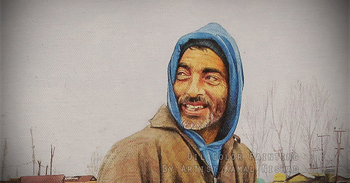 THE FRUIT SELLER (male) | Oil Color Painting THE FRUIT SELLER (female) This is a Handmade “Oil Color Painting”. on canvas, Size : 20 x 30 inches. Created by © Kamal Nishad. All rights reserved. www.kamalnishad.com +91 95012 47988