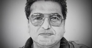 GENTLEMAN – pencil and charcoal sketch – by Artist Kamal Nishad +91 9501247988 – www.kamalnishad.com 1200-x-630