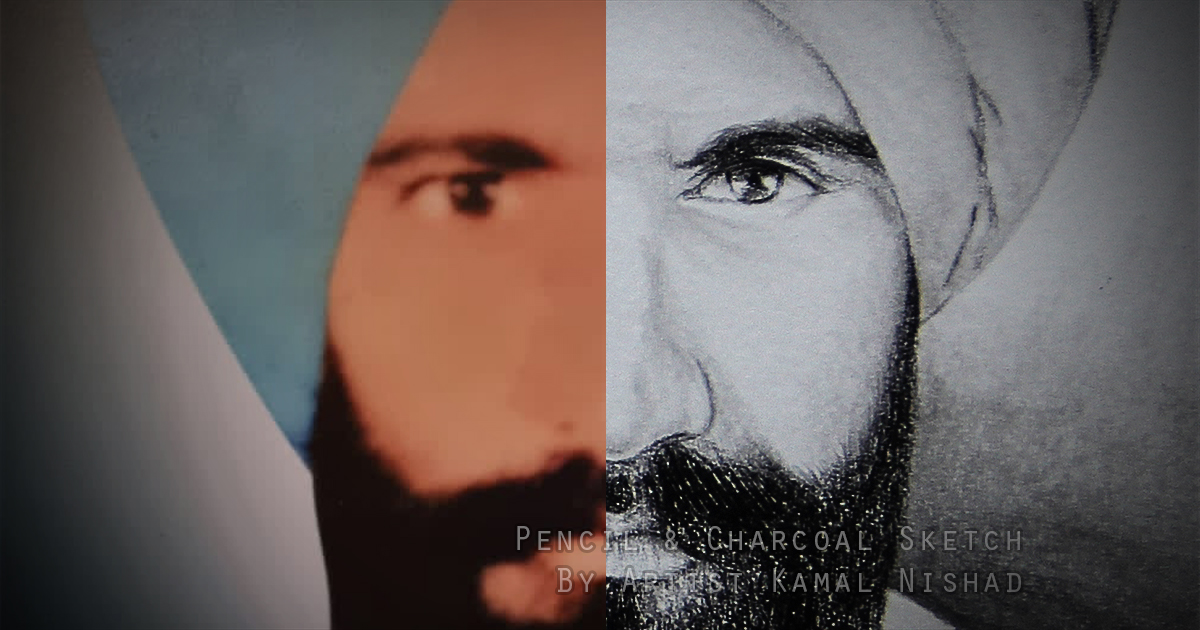PHOTO RESTORATION WITH SKETCH (2) A PUNJABI FAMILY - Pencil and Charcoal Sketch _ by Artist Kamal Nishad +91 9501247988_ 1200x630