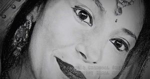 GRACEFUL GAZE – Pencil & Charcoal Sketch – By Artist Kamal Nishad +91 95012 47988 _ by-Artist-Kamal-Nishad-+91-9501247988_-1200-x-630_