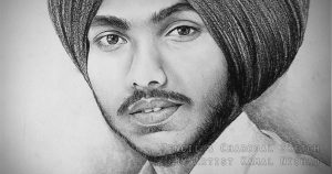 GRACE IN TRADITION_ Pencil and charcoal sketch by artist Kamal Nishad_ 9501247988 _ 1200 x 630 VIDEO THUMBNAIL www.kamalnishad.com